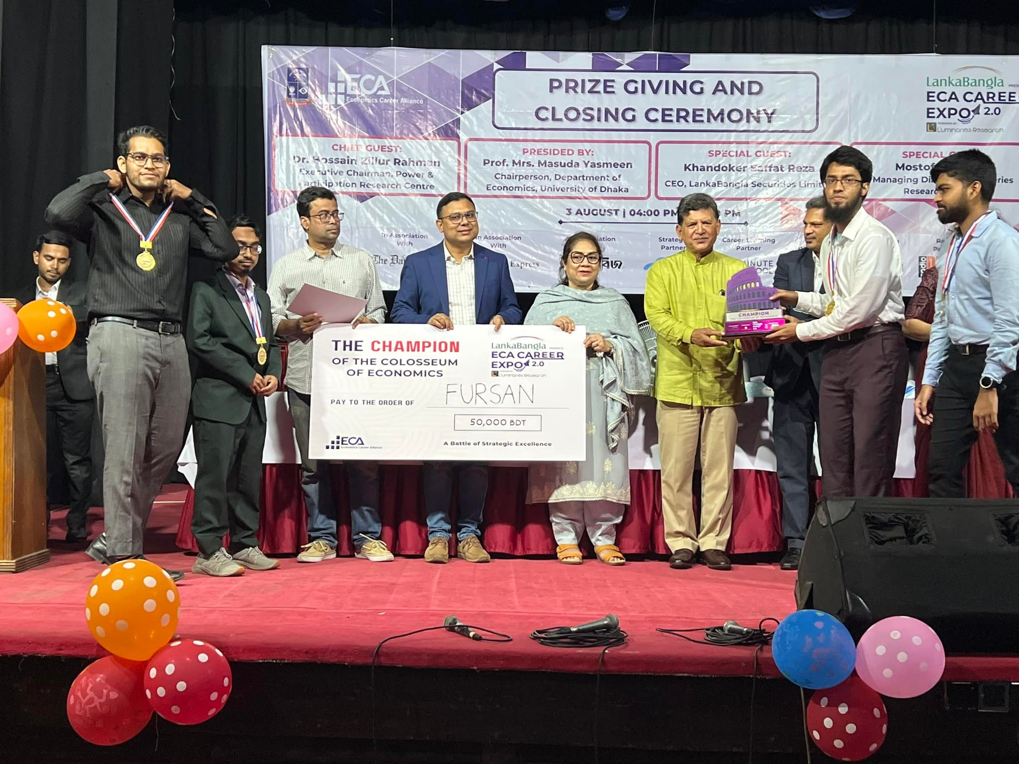 Luminaries Research Ltd at Career Expo 2023, organized by ECA, University of Dhaka